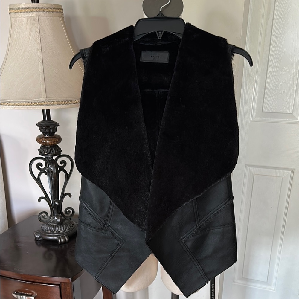 Blank NYC Black Vest with Sleek Design